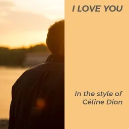 Karaokekappaleen I Love You - Céline Dion kansikuva