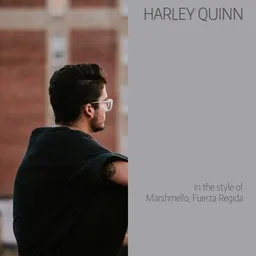 Cover art for Harley Quinn - Fuerza Regida,Marshmello karaoke version
