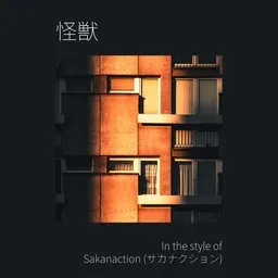 Cover art for 怪獣 - Sakanaction (サカナクション) karaoke version