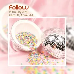 Cover art for Follow - Anuel AA,Karol G karaoke version