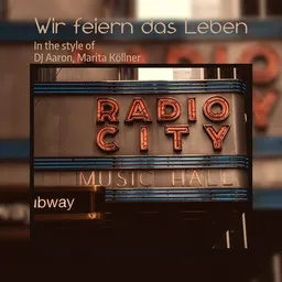 Karaokekappaleen Wir feiern das Leben - DJ Aaron,Marita Köllner kansikuva