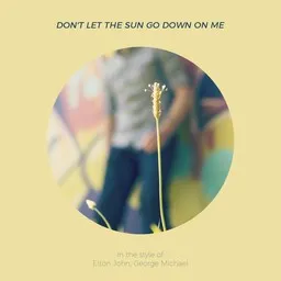 Titelbild für Don't Let the Sun Go Down On Me - Elton John,George Michael Karaoke-Version