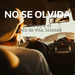Cover art for No Se Olvida - Franco de Vita,Soledad karaoke version