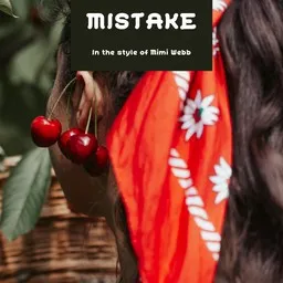 Karaokekappaleen Mistake - Mimi Webb kansikuva