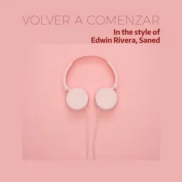 Cover art for Volver A Comenzar - Edwin Rivera,Saned karaoke version