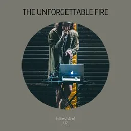 Cover art for The Unforgettable Fire - U2 karaoke version