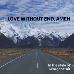 Titelbild für Love Without End, Amen - George Strait Karaoke-Version