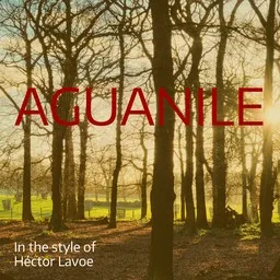 Cover art for Aguanile - Héctor Lavoe karaoke version