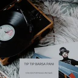 Cover art for Tip tip barsa pani - Alka Yagnik,Udit Narayan karaoke version