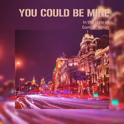Karaokekappaleen You Could Be Mine - Guns N' Roses kansikuva