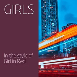 Karaokekappaleen Girls - Girl in Red kansikuva