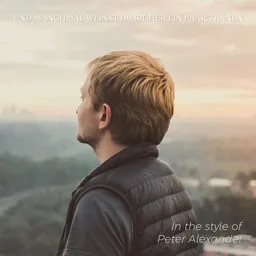 Titelbild für Und manchmal weinst du sicher ein paar Tränen - Peter Alexander Karaoke-Version