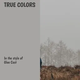 Omslagsbild för True Colors - Glee Cast karaokeversion