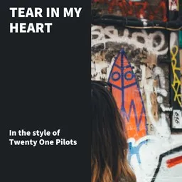 Omslagsbild för Tear In My Heart - Twenty One Pilots karaokeversion
