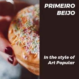 Cover art for Primeiro Beijo - Art Popular karaoke version