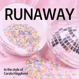 Cover art for Runaway - Carola (SWE) karaoke version