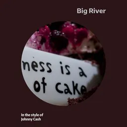 Cover art for Big River - Johnny Cash karaoke version