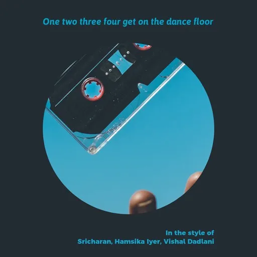 Karaoke One two three four get on the dance floor esittäjältä Hamsika Iyer, Sricharan, Vishal Dadlani — laula mukana sanoituksilla Singassa