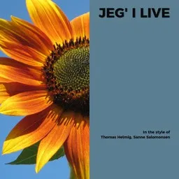 Cover art for Jeg' i live - Sanne Salomonsen,Thomas Helmig karaoke version