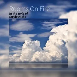 Karaokekappaleen Rooms On Fire - Stevie Nicks kansikuva