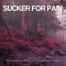 Omslagsbild för Sucker For Pain - Imagine Dragons,Lil Wayne,Logic,Wiz Khalifa,X Ambassadors karaokeversion