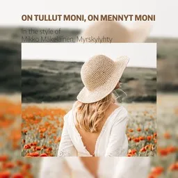 Cover art for On tullut moni, on mennyt moni - Mikko Mäkeläinen,Myrskylyhty karaoke version