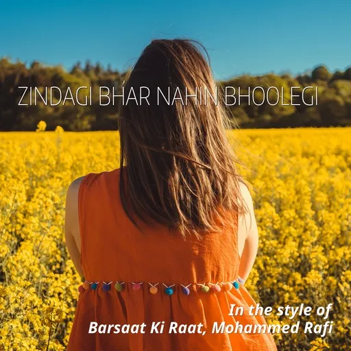 Karaoke Zindagi Bhar Nahin Bhoolegi av Barsaat Ki Raat, Mohammed Rafi — sjung med på texten på Singa