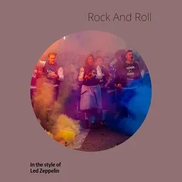 Cover art for Rock And Roll - Led Zeppelin karaoke version
