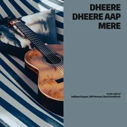 Omslagsbild för Dheere Dheere Aap Mere - Baazi Soundtrack,Sadhana Sargam,Udit Narayan karaokeversion
