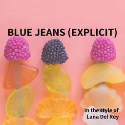 Karaokekappaleen Blue Jeans (explicit) - Lana Del Rey kansikuva
