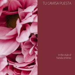 Cover art for Tu Camisa Puesta - Natalia Jiménez karaoke version