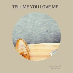 Cover art for Tell Me You Love Me - Demi Lovato karaoke version
