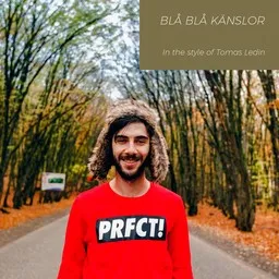 Karaokekappaleen Blå Blå Känslor - Tomas Ledin kansikuva