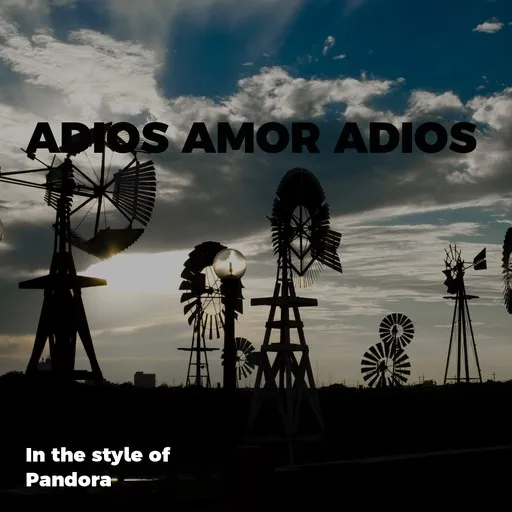 Karaoke Adios Amor Adios by Pandora (MEX) — sing along with lyrics on Singa