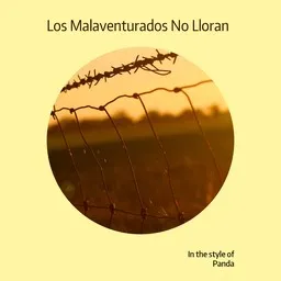 Cover art for Los Malaventurados No Lloran - Panda karaoke version