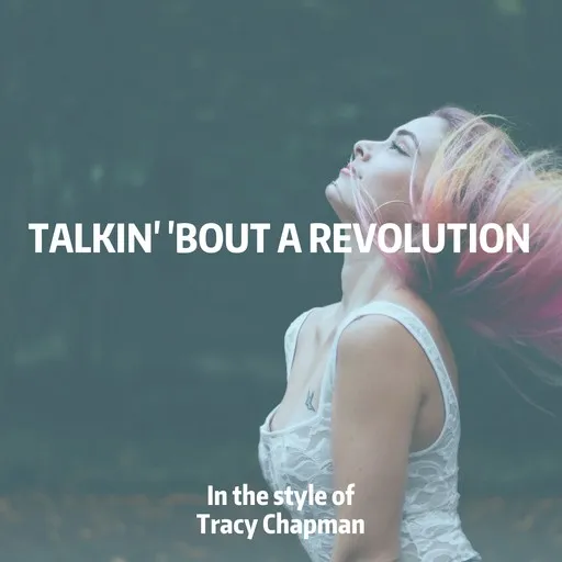 Karaoke Talkin' 'bout A Revolution by Tracy Chapman — sing along with lyrics on Singa