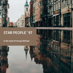 Omslagsbild för Star People ' 97 - George Michael karaokeversion