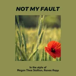 Karaokekappaleen Not My Fault - Megan Thee Stallion,Renee Rapp kansikuva