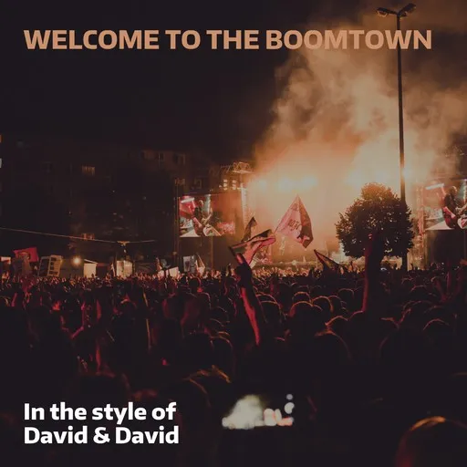 Karaoke Welcome to the Boomtown av David & David — sjung med på texten på Singa