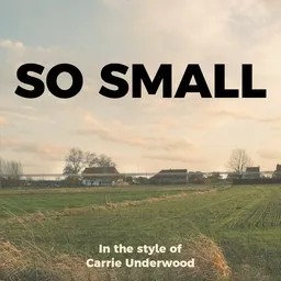 Omslagsbild för So Small - Carrie Underwood karaokeversion