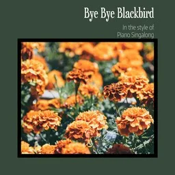 Cover art for Bye Bye Blackbird - Piano Singalong karaoke version