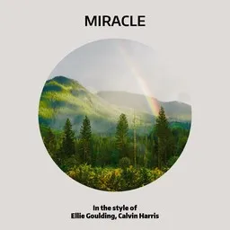 Karaokekappaleen Miracle - Calvin Harris,Ellie Goulding kansikuva