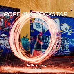 Karaokekappaleen Pope Is A Rockstar - SALES kansikuva
