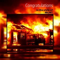 Cover art for Congratulations - MGMT karaoke version