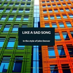 Cover art for Like A Sad Song - John Denver karaoke version