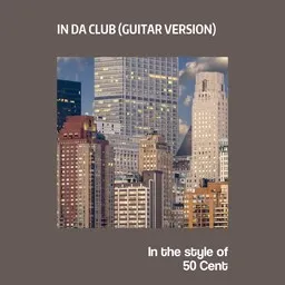 Omslagsbild för In da Club (Guitar Version) - 50 Cent karaokeversion