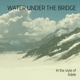 Cover art for Water Under The Bridge - Adele karaoke version