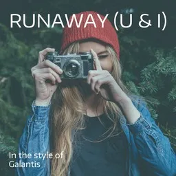 Karaokekappaleen Runaway (U & I) - Galantis kansikuva