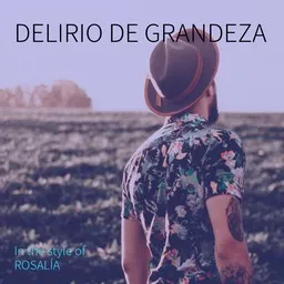 Karaokekappaleen Delirio de Grandeza - ROSALÍA kansikuva