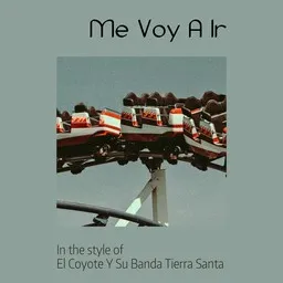Cover art for Me Voy A Ir - El Coyote Y Su Banda Tierra Santa karaoke version